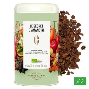 LE SECRET D'AMANDINE - Infusion de pomme aromatisée fève tonka, amande - Bio