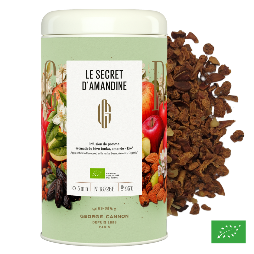 LE SECRET D'AMANDINE - Infusion de pomme aromatisée fève tonka, amande - Bio