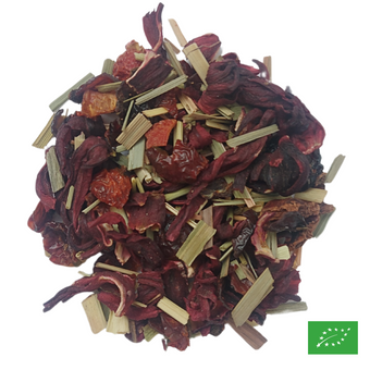 LA CARAVELLE ROUGE - Infusion glacée d’hibiscus et anis aromatisée poivre & fraise - Bio