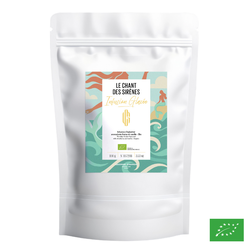 LE CHANT DES SIRÈNES - Infusion glacée d’églantier aromatisée fraise et vanille - Bio