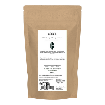 SÉRÉNITÉ - Infusion de sauge et d'orange aromatisée