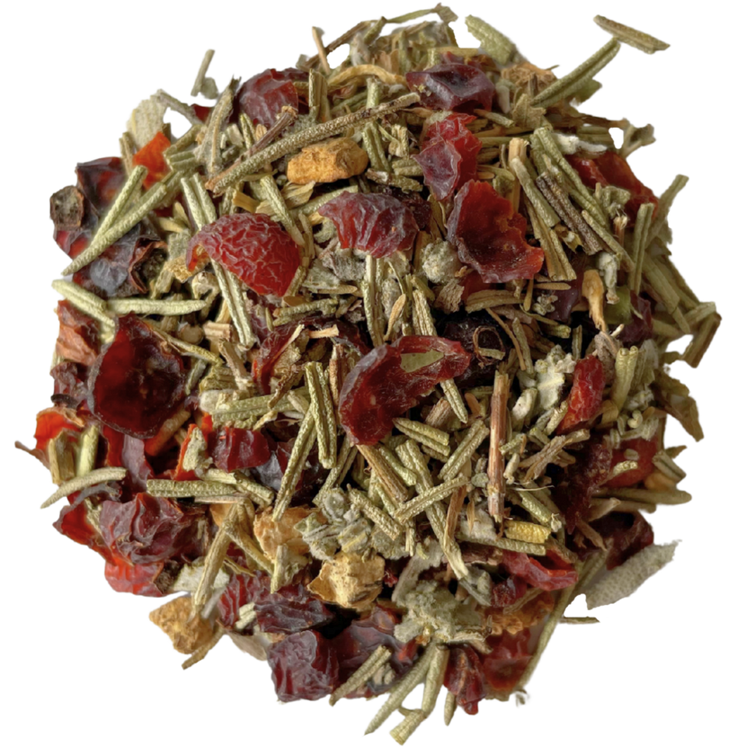 INVITATION AU VOYAGE APHRODISIAQUE - Infusion de romarin, églantier et thym aromatisée