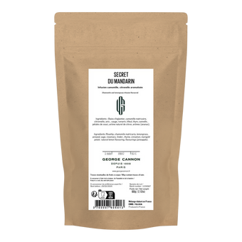 SECRET DU MANDARIN - Infusion de camomille et citronnelle aromatisée