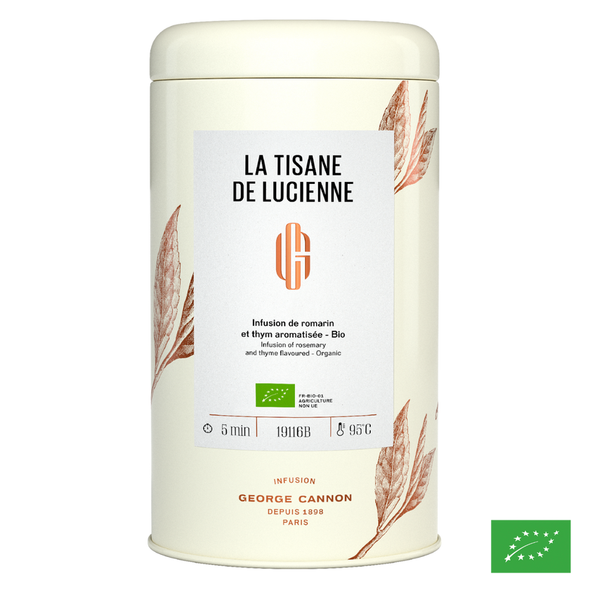 LA TISANE DE LUCIENNE - Infusion de romarin et thym aromatisée - Bio