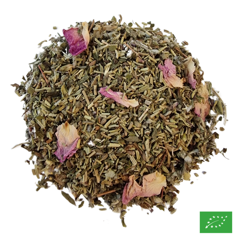 LA TISANE DE LUCIENNE - Infusion de romarin et thym aromatisée - Bio
