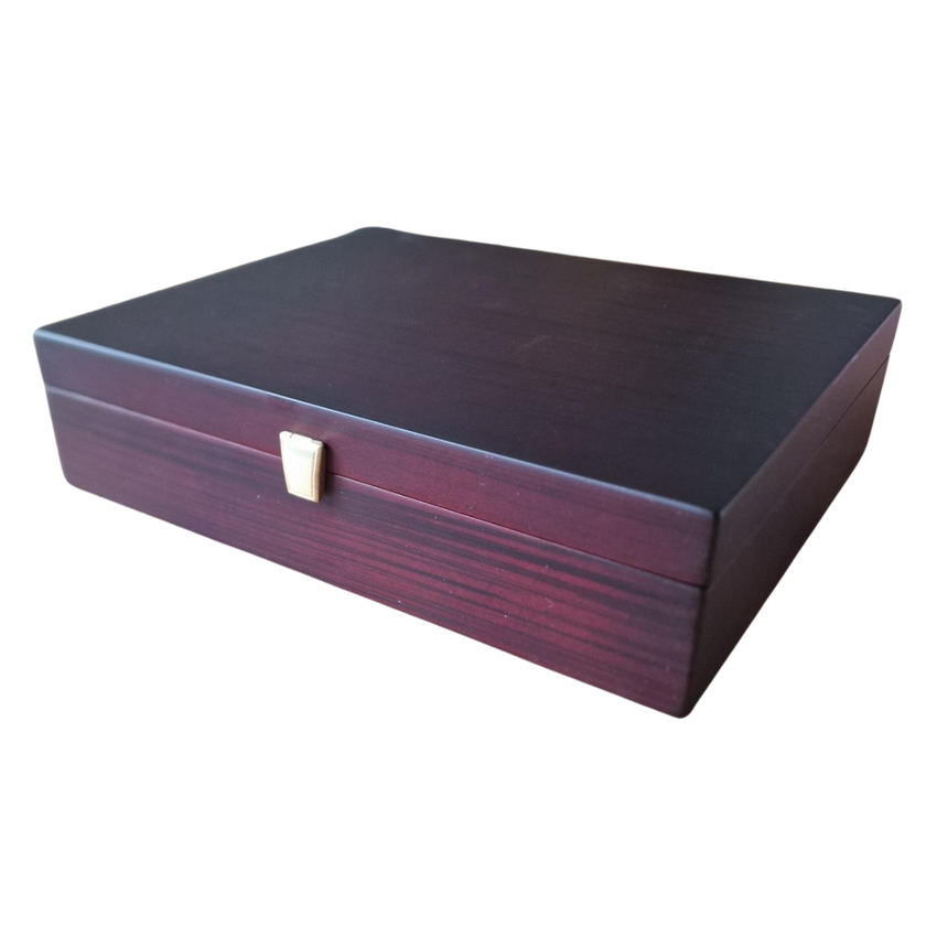 COFFRET BOIS 6 COMPARTIMENTS