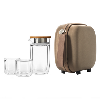 COFFRET THÉIÈRE ET TASSES NOMADE