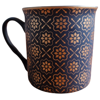 MUG BLEU NUIT ET DORÉ