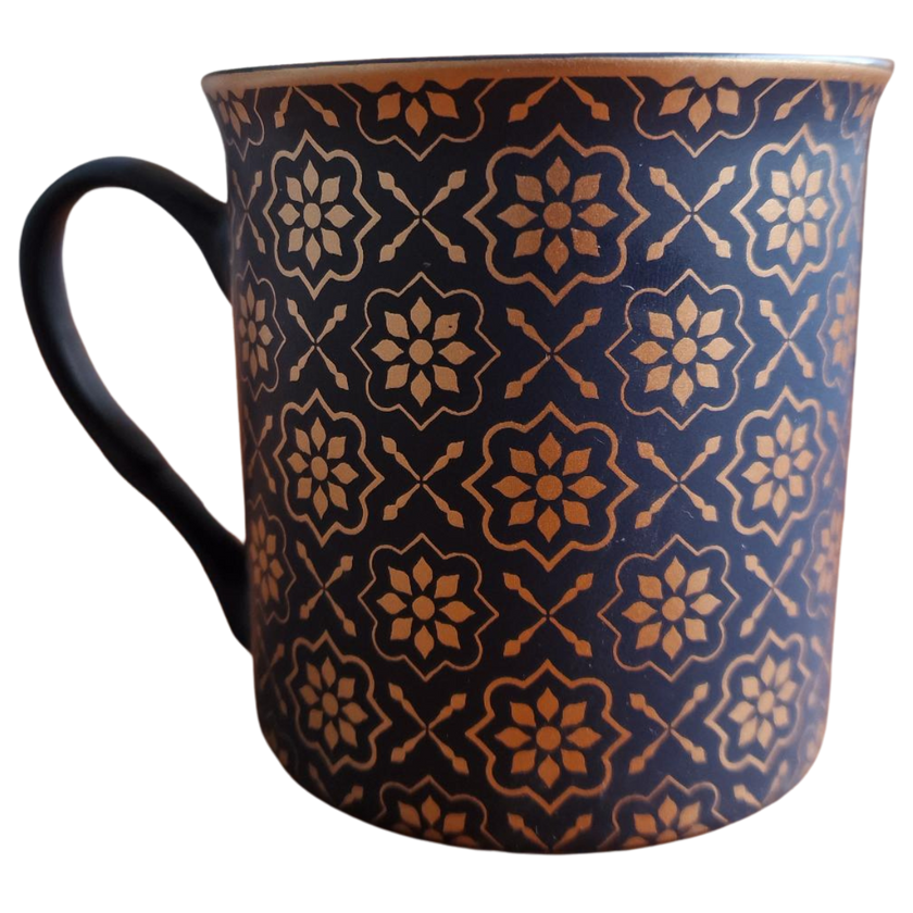 MUG BLEU NUIT ET DORÉ