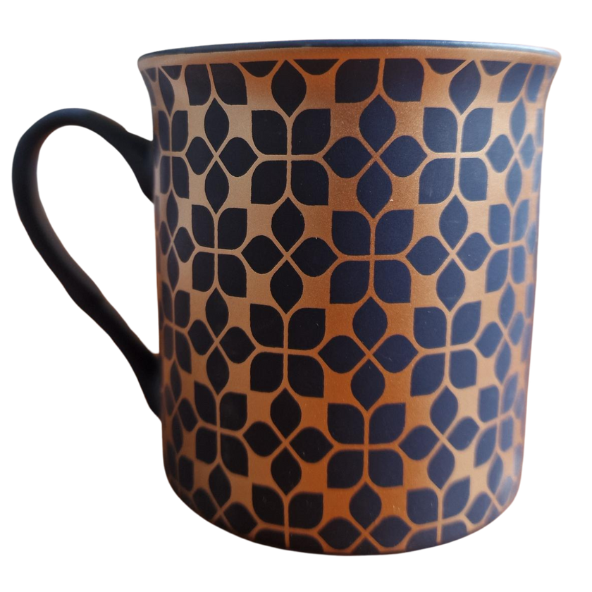 MUG BLEU NUIT ET DORÉ