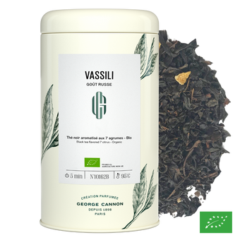 VASSILI GOÛT RUSSE - Thé noir aromatisé aux 7 agrumes - Bio