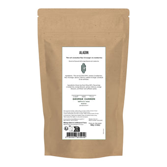 ALADIN - Thé vert aromatisé fleur d’oranger et cranberry
