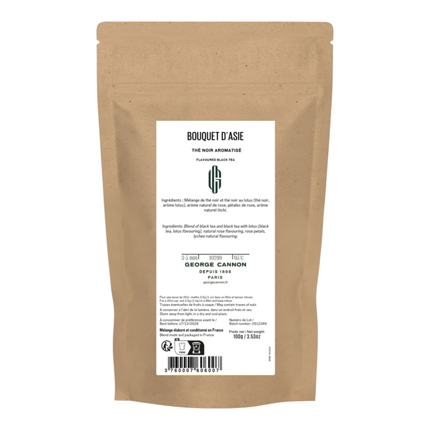 BOUQUET D'ASIE - Thé noir aromatisé