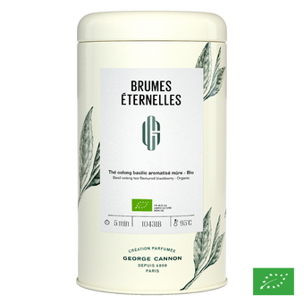 BRUMES ÉTERNELLES - Thé Oolong au basilic aromatisé mûre - Bio
