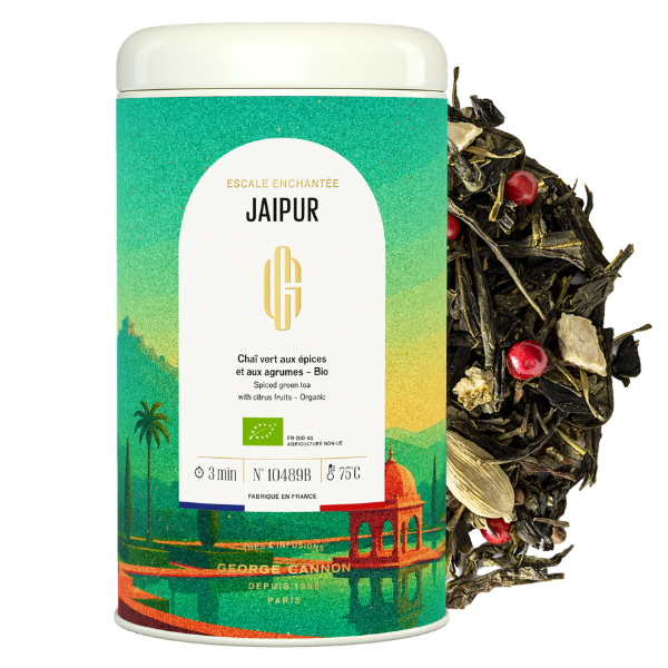 ESCALE ENCHANTÉE JAIPUR - Chaï vert aux épices et aux agrumes - Bio