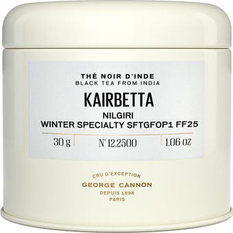 Thé noir d'Inde Kairbetta Winter Specialty SFTGFOP1