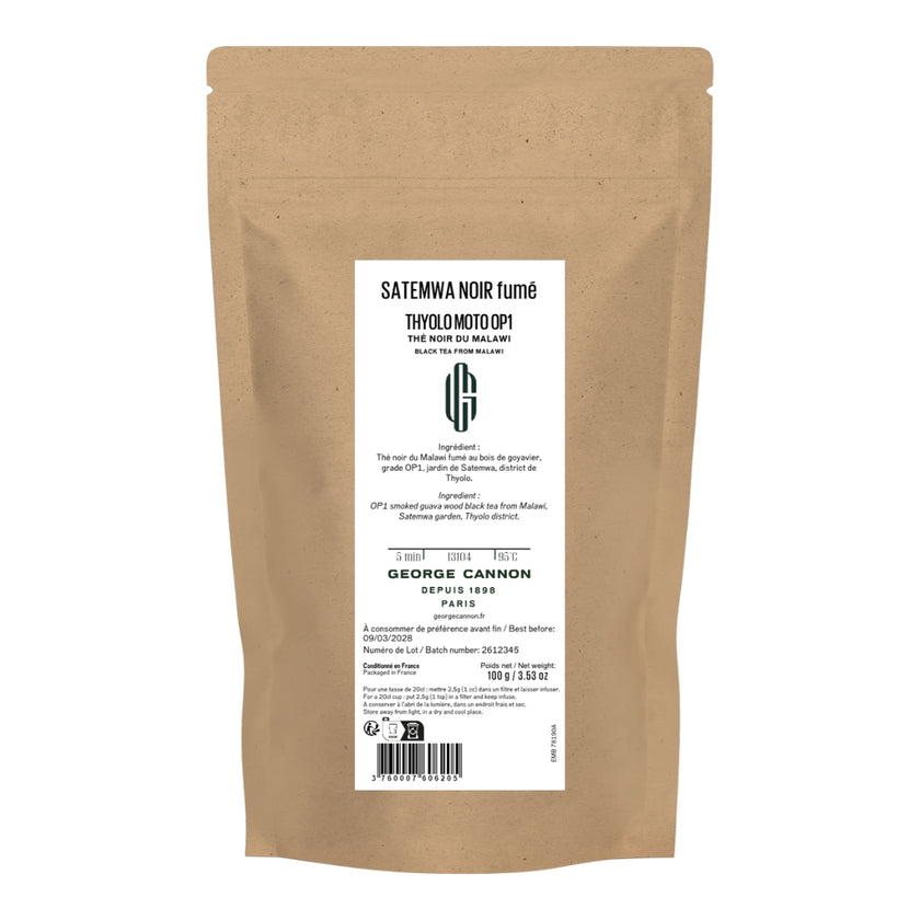 SATEMWA SMOCKED GUAVA OP1 - Thé noir fumé du Malawi