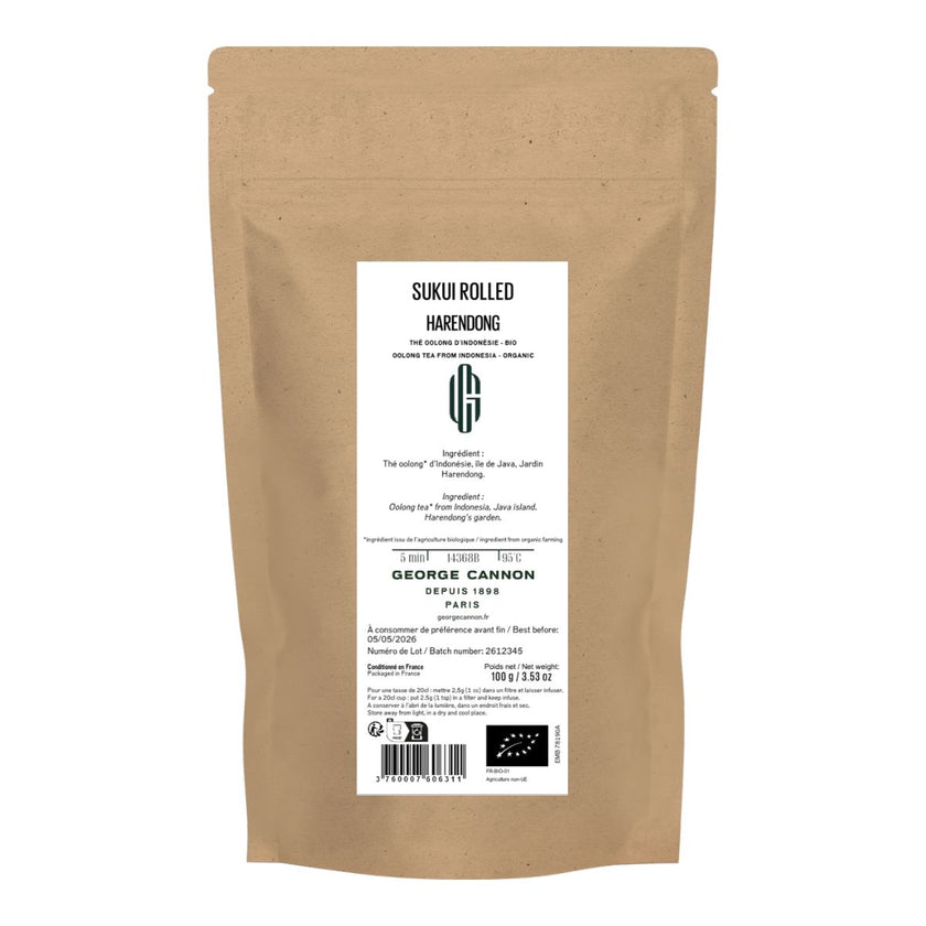 SUKUI DRAGON - Thé oolong d'Indonésie - Bio