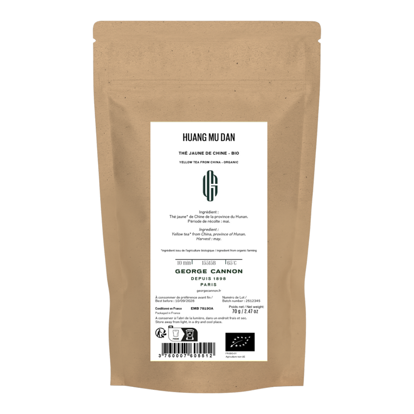 Thé jaune de Chine HUANG MU DAN - Bio