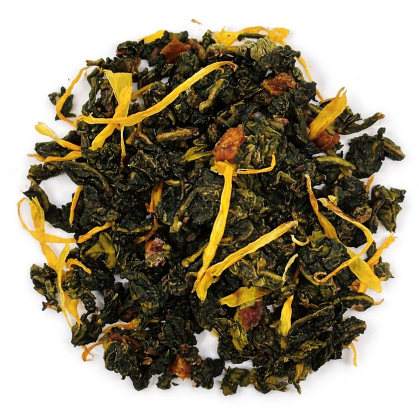 PÊCHE ABRICOT - Thé oolong aromatisé pêche abricot