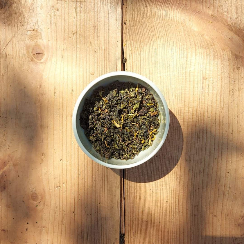 PÊCHE ABRICOT - Thé oolong aromatisé pêche abricot