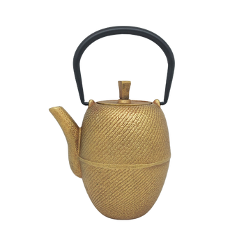 THÉIÈRE EN FONTE JAPONAISE DORÉE HAKEME 0,4L