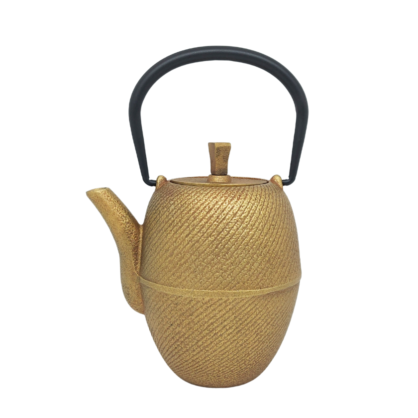 THÉIÈRE EN FONTE JAPONAISE DORÉE HAKEME 0,4L