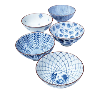 COFFRET 5 BOLS JAPONAIS 150 ml