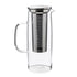 CARAFE POUR THÉ GLACÉ - Carafe en verre avec filtre inox 1,3 L