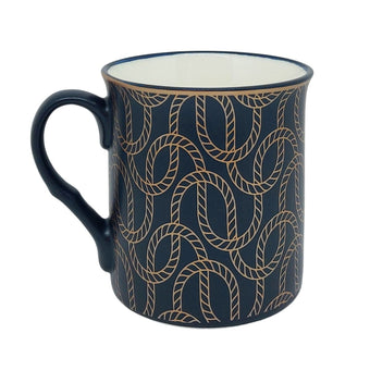 MUG BLEU NUIT ET DORÉ 