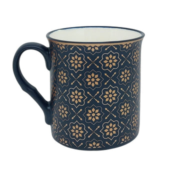 MUG BLEU NUIT ET DORÉ 