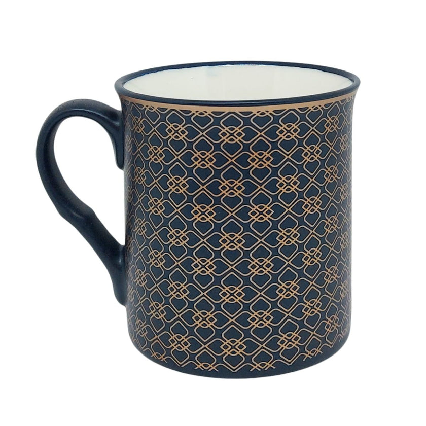MUG BLEU NUIT ET DORÉ 