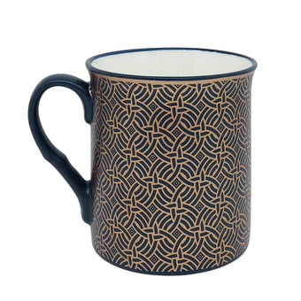 MUG BLEU NUIT ET DORÉ 