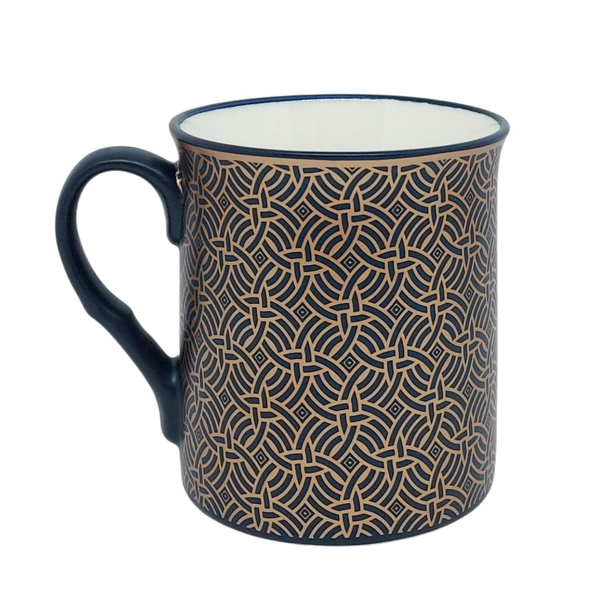 MUG BLEU NUIT ET DORÉ 