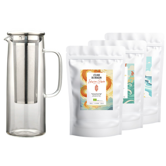 SET 3 THÉS ET INFUSIONS GLACÉS & CARAFE