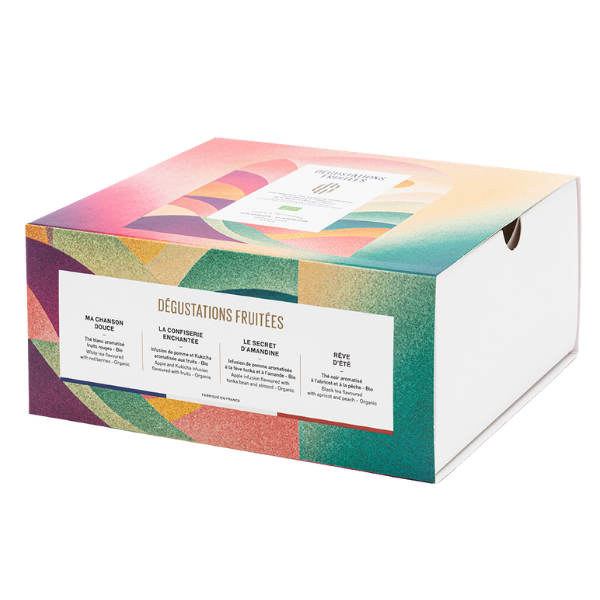 COFFRET 4 THÉS ET INFUSIONS DÉGUSTATIONS FRUITÉES