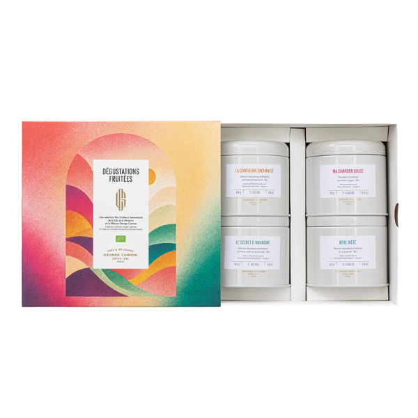 COFFRET 4 THÉS ET INFUSIONS DÉGUSTATIONS FRUITÉES