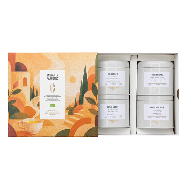 COFFRET 4 THÉS INSTANTS PARFUMÉS
