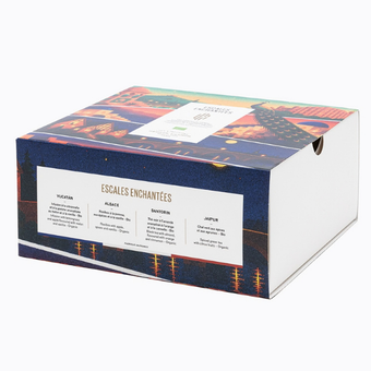 COFFRET 4 THÉS ET INFUSIONS ESCALES ENCHANTÉES