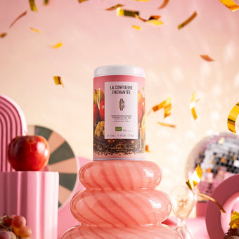 LA CONFISERIE ECHANTÉE - Infusion de pomme et Kukicha aromatisée aux fruits - Bio