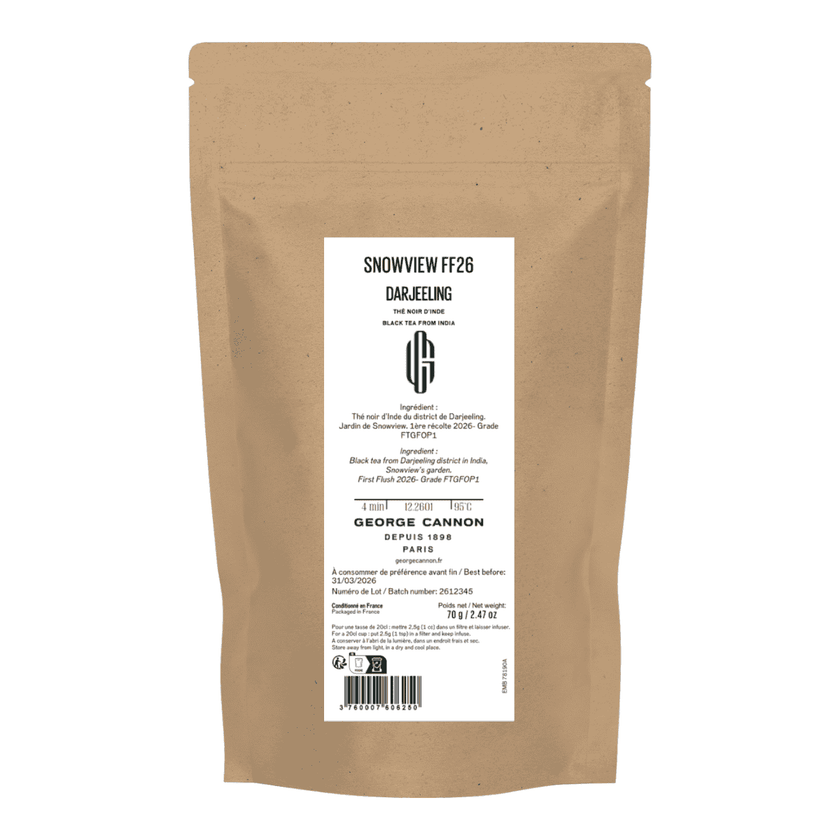 Thé noir d'Inde Darjeeling FF26 SNOWVIEW - FTGFOP1 EX08