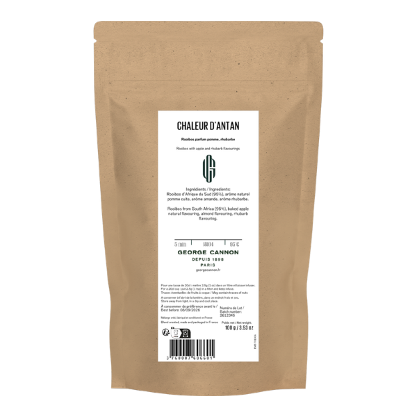 CHALEUR D’ANTAN - Rooibos parfum pomme rhubarbe