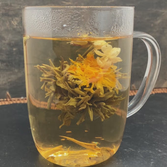 BLOOMING TEA PURE LOVE - Thé vert sculpté de Chine